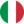 Italy Flag Round Small