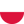 Poland Flag Round Small
